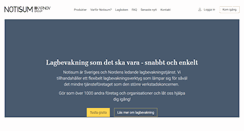 Desktop Screenshot of notisum.se